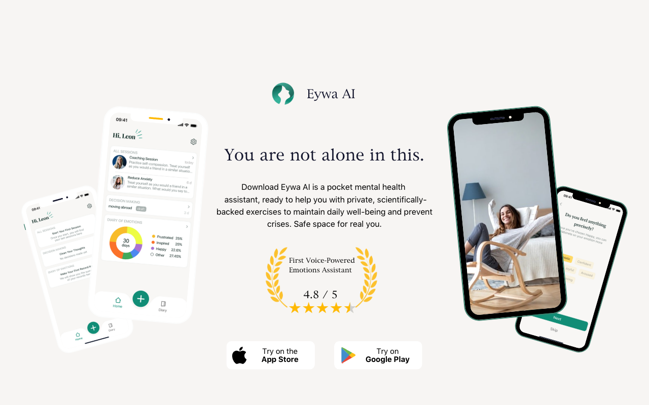 Eywa AI - Your Emotions, Therapy, and Life-Coaching Companion
