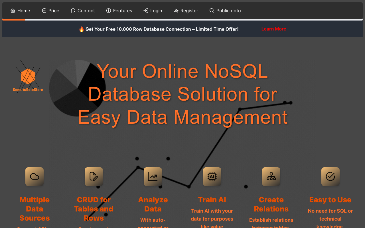 GenericDataStore - Simplify Data Management with Online Tools