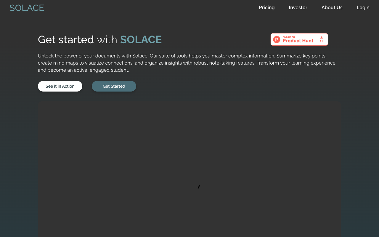 Solace AI - Redefining Document Interaction with AI Tools