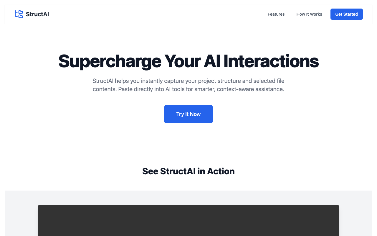 StructAI - Enhancing AI Collaboration with Project Structure Analysis