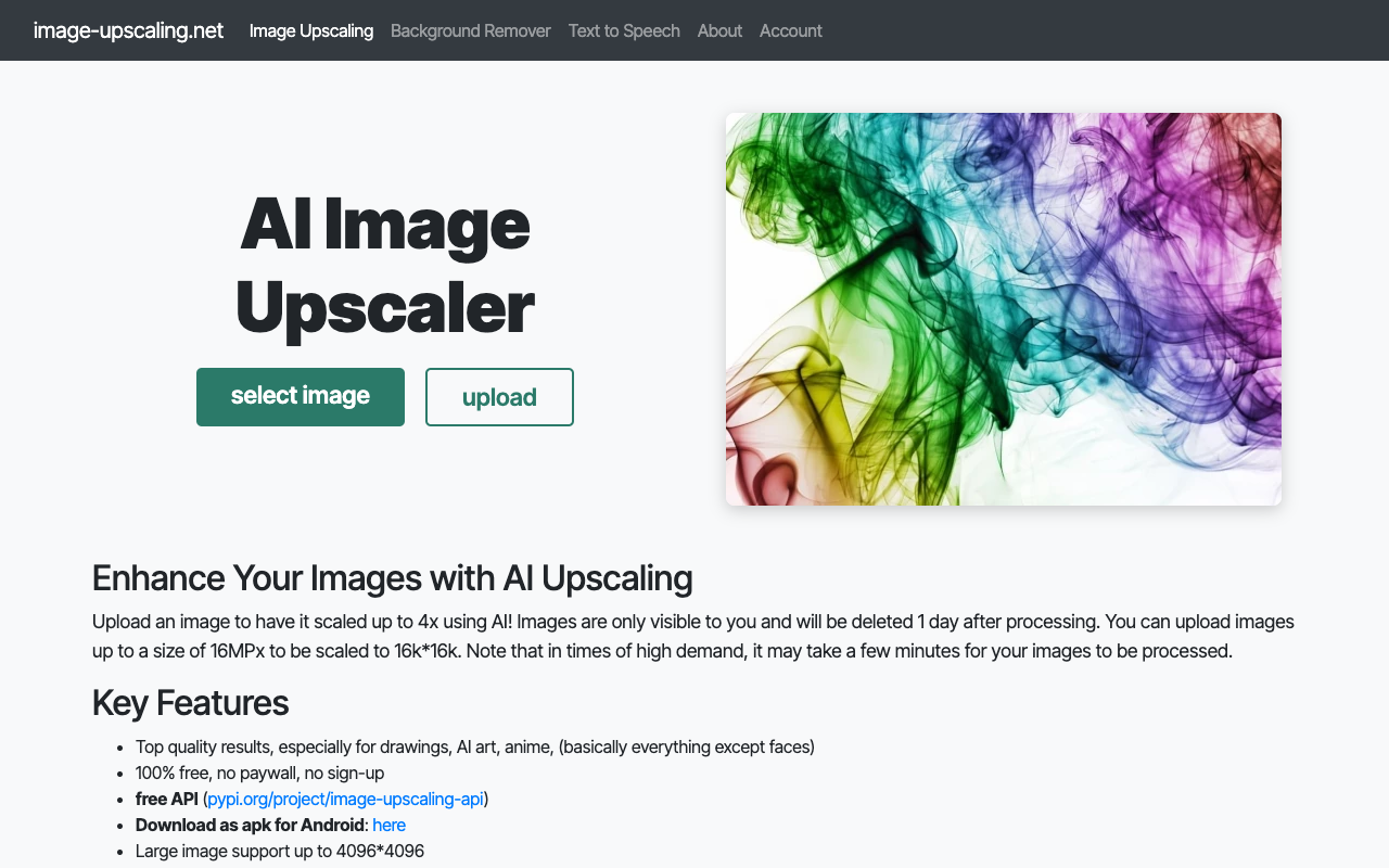 AI Image Upscaler - Enhance Your Images with Free AI Upscaling