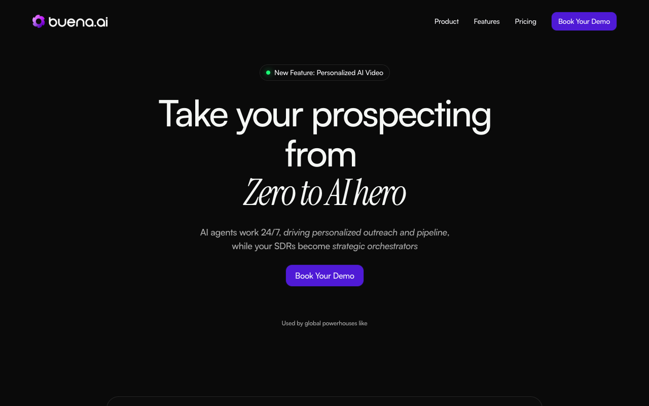Buena.ai - Revolutionizing Sales with AI Agents