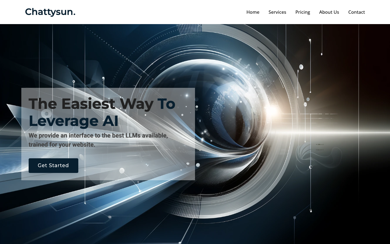 Chattysun - Easy Custom AI Chatbot for your Website