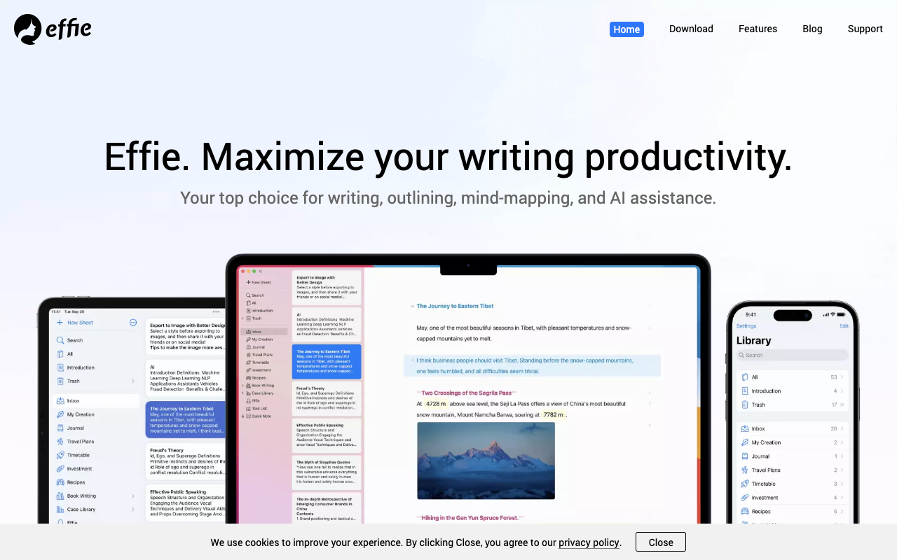 Effie - Your Creative Writing Companion