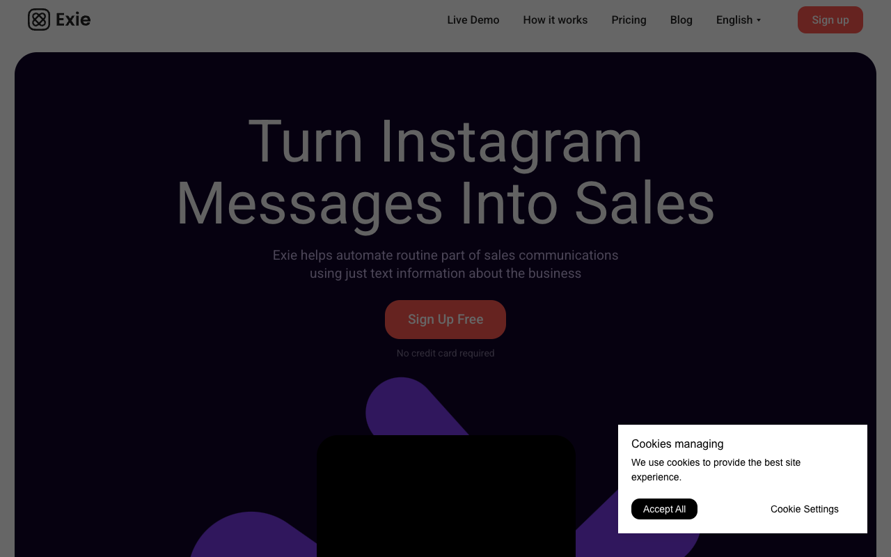 Exie - Convert Instagram contacts into customers with AI