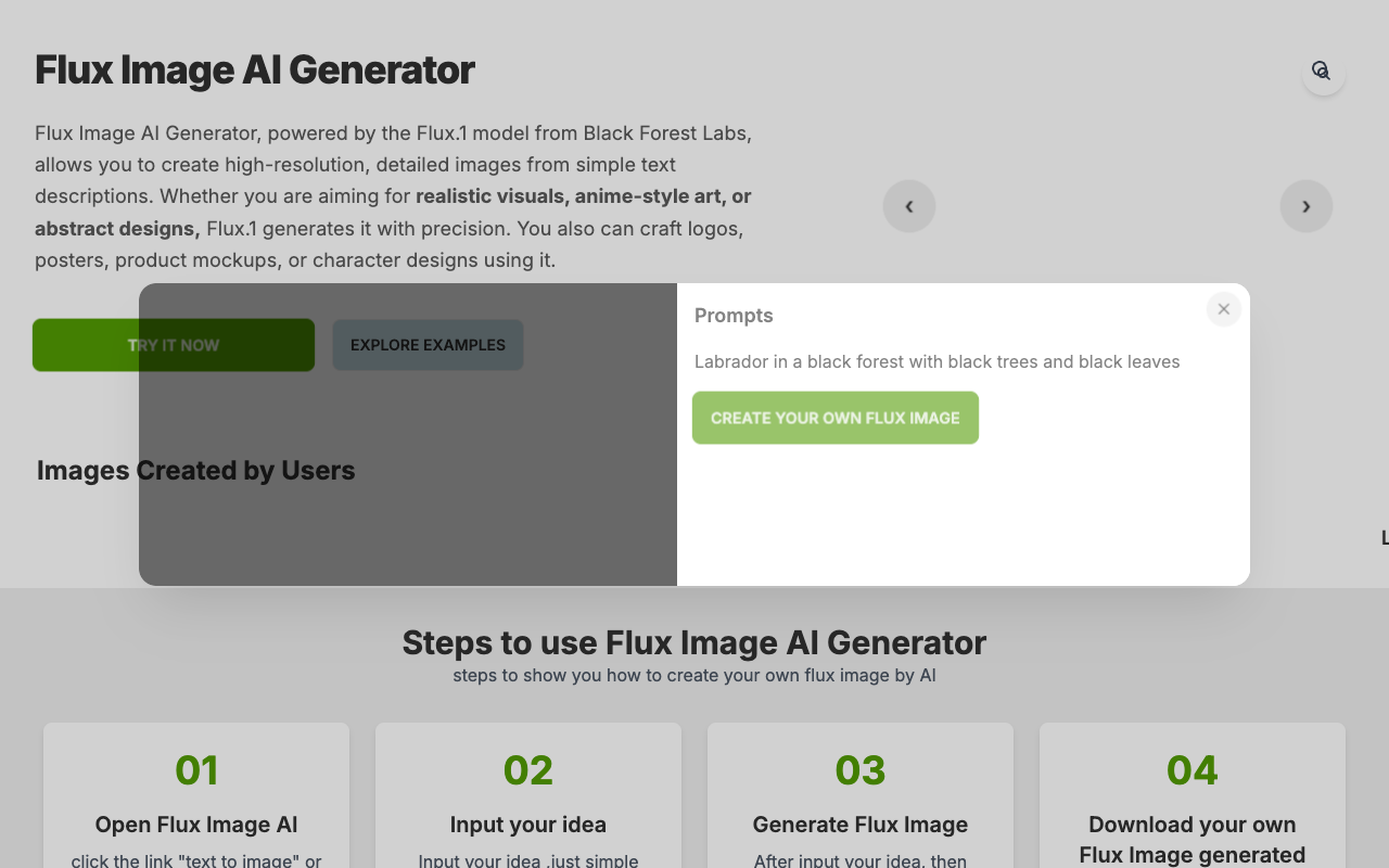 Flux Image AI - Empower Your Image Creation with Model Flux