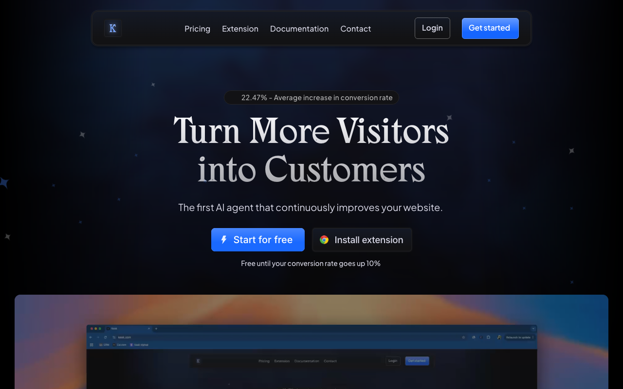 Keak - Empower Your Website with AI-driven Self-Improvement