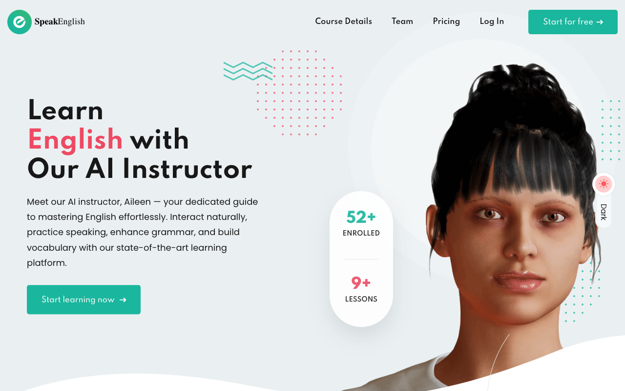 Learn English with Aileen - Your AI English Learning Companion
