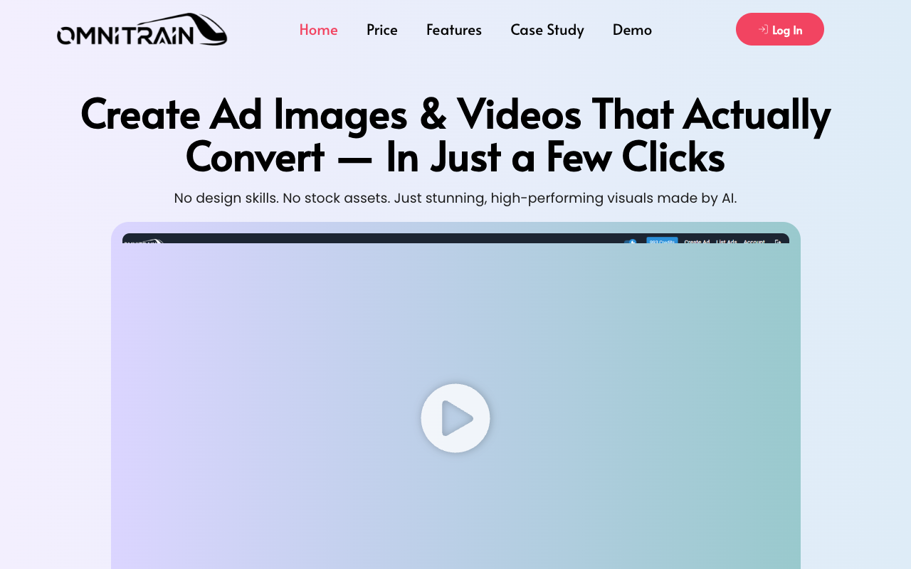 Omnitrain - AI-Powered Ad Creation Without Design Skills