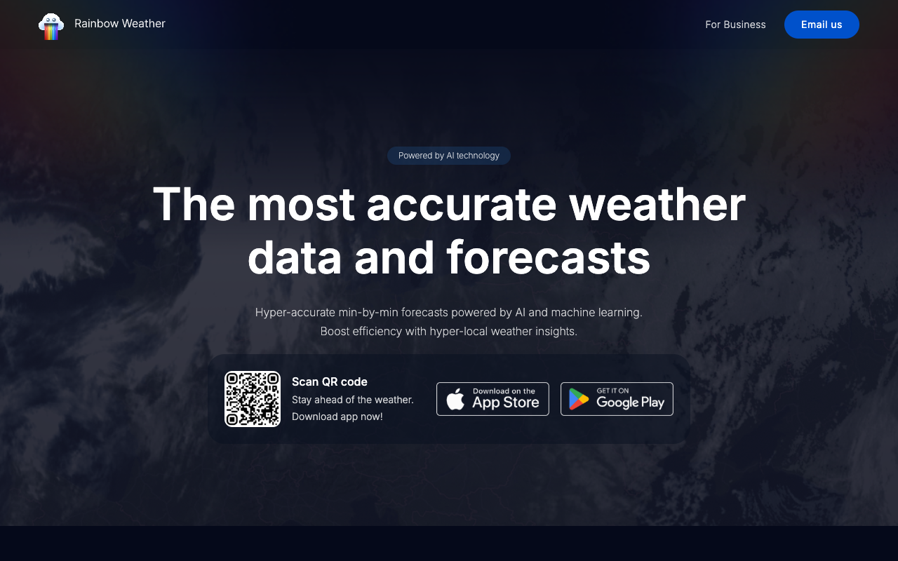 Rainbow Weather - Your Hyperlocal Weather Companion