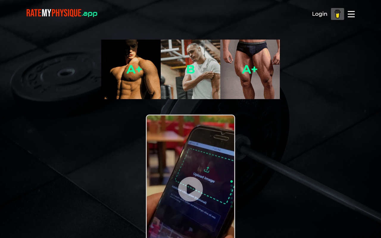 Rate My Physique - AI-Powered Body Rating and Improvement Tips