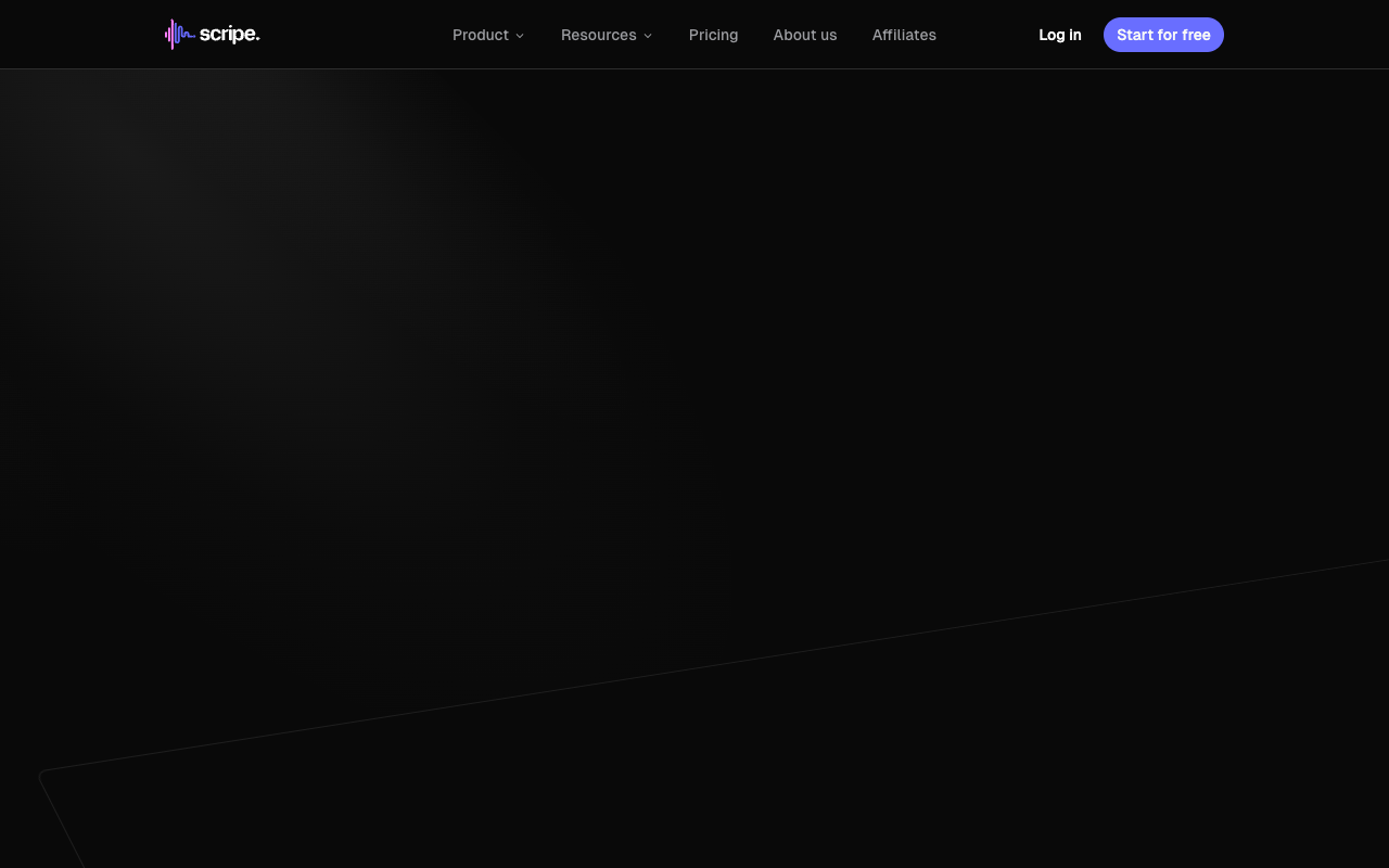 Scripe - Your Personal Branding Workspace for Faster Content Creation with AI