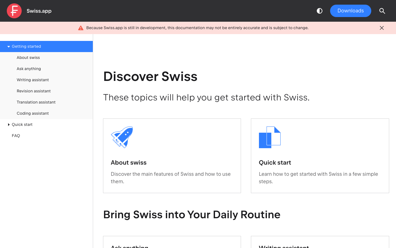 Swiss.app - AI Assistant AI Technology