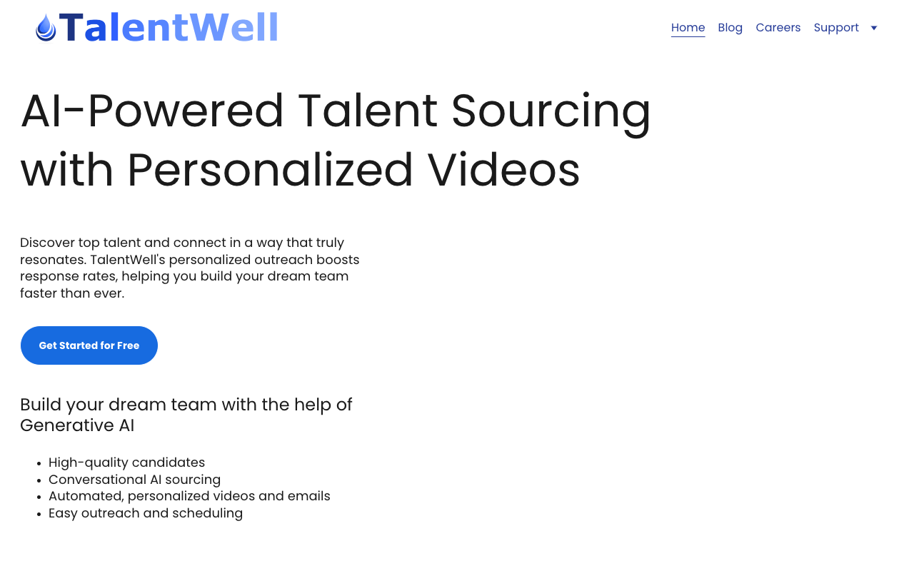 TalentWell - Revolutionizing Talent Sourcing with AI Technology