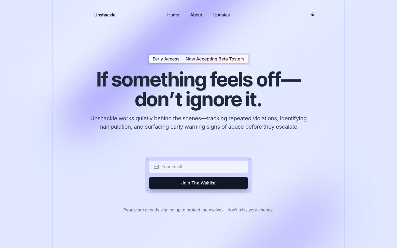 Unshackle AI - Empowering Survivors with AI-driven Support