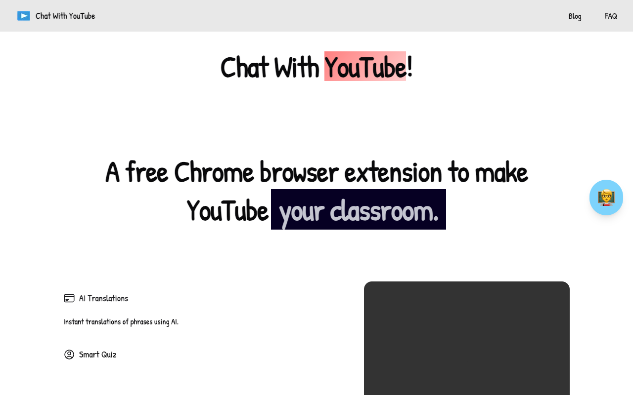Chat With YouTube - Enhance Your Learning Experience