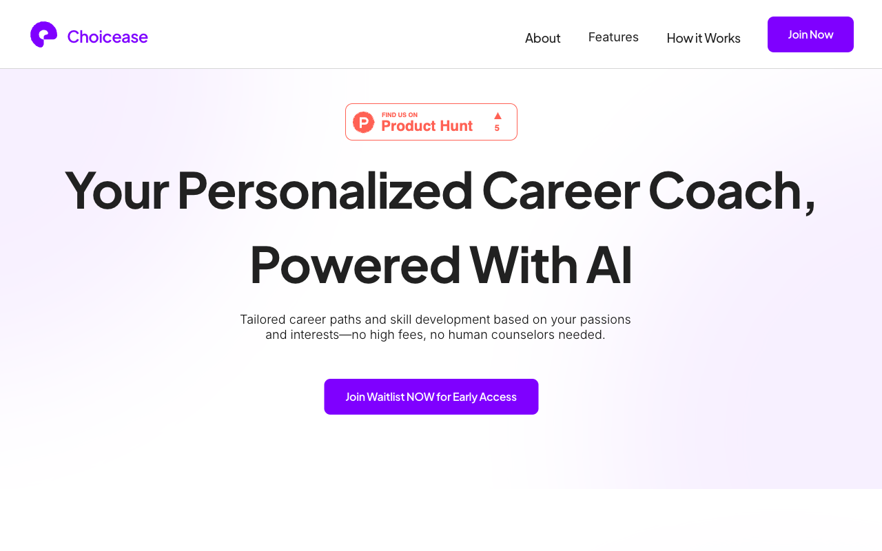 Choisease - Your AI-Powered Career Guide