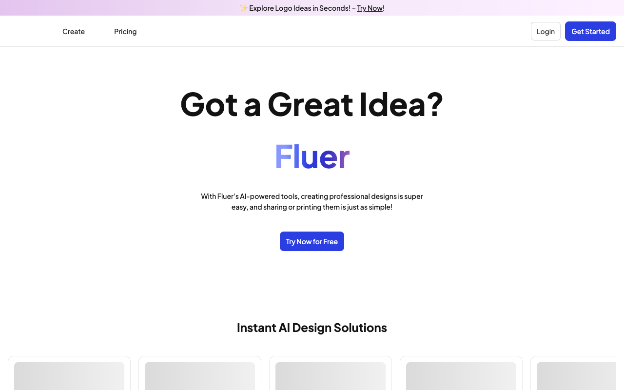 Fluer - All-in-one Creative AI Editor for Stunning Visuals