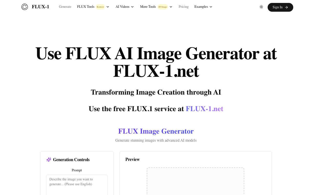 FLUX.1 Pro - Innovative Image Creation with Flux AI Models