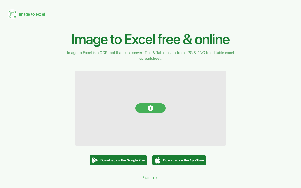 Image to Excel - Efficient Image to Excel Conversion Tool