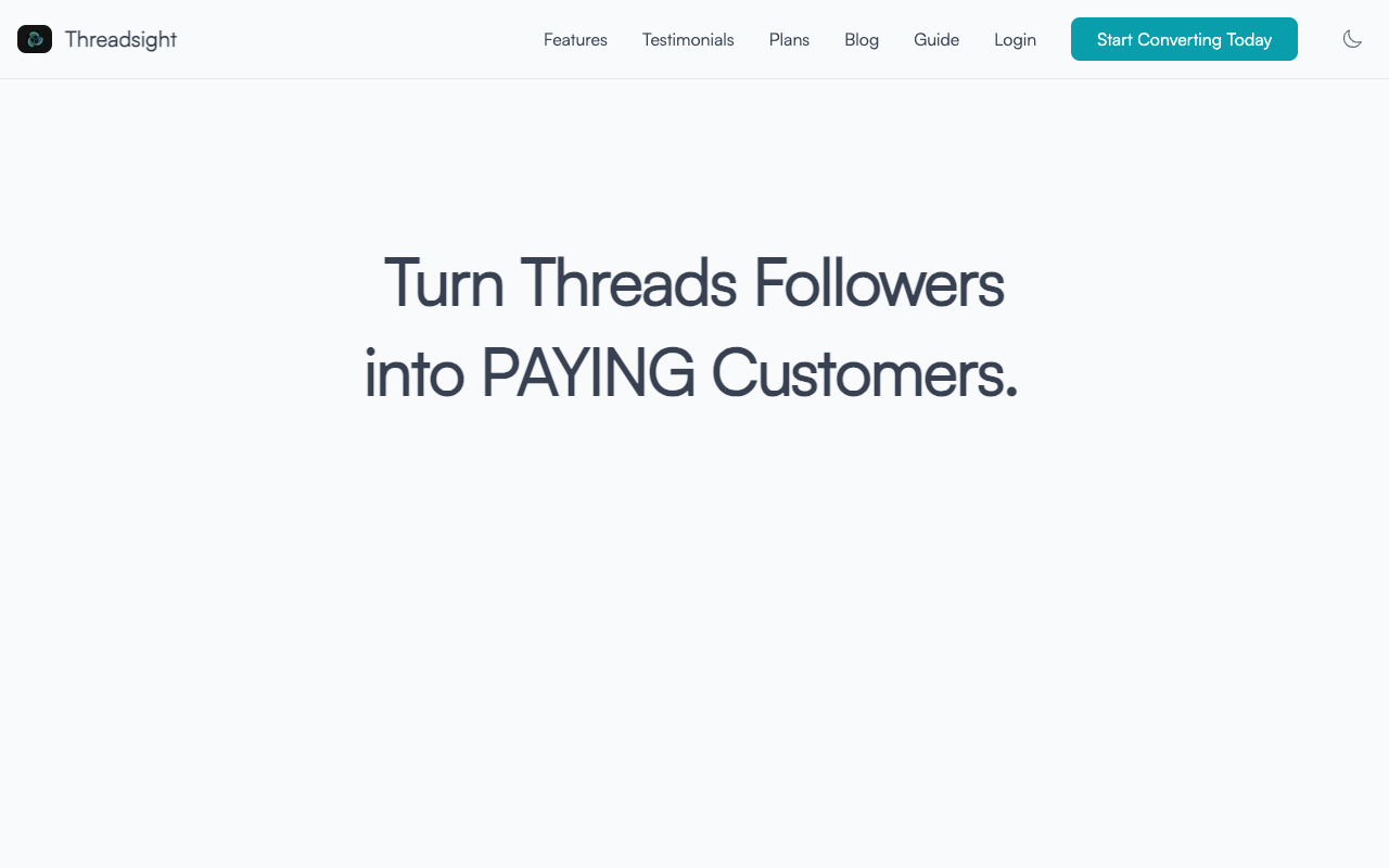 Threadsight - Your All-in-One Threads Content Solution
