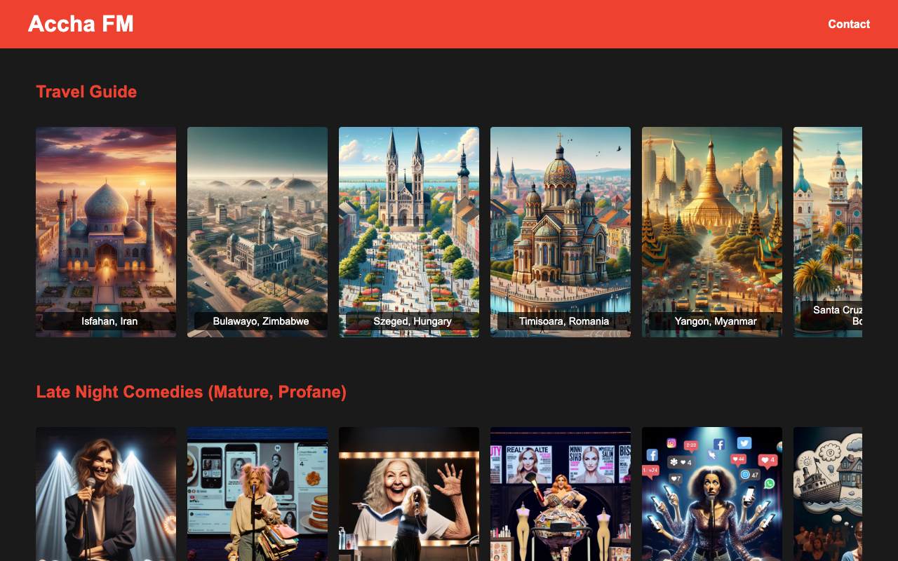 Accha FM - World's First AI-Generated Audio Entertainment SuperApp