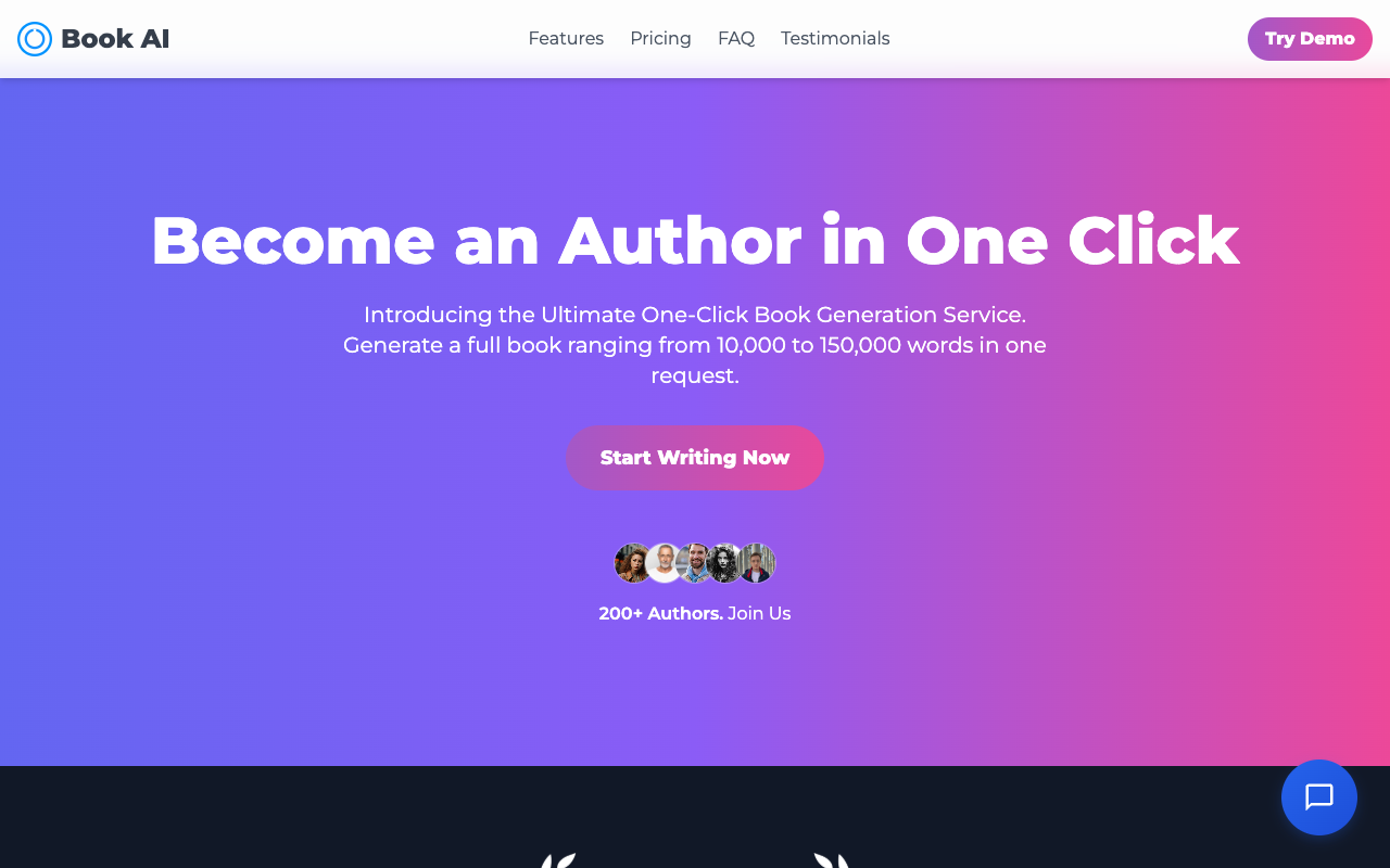 Book AI - The Ultimate One-Click Book Generation Service