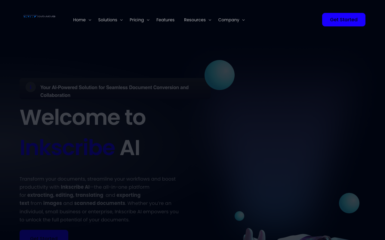 Inkscribe AI - Streamline Document Management with OCR Technology