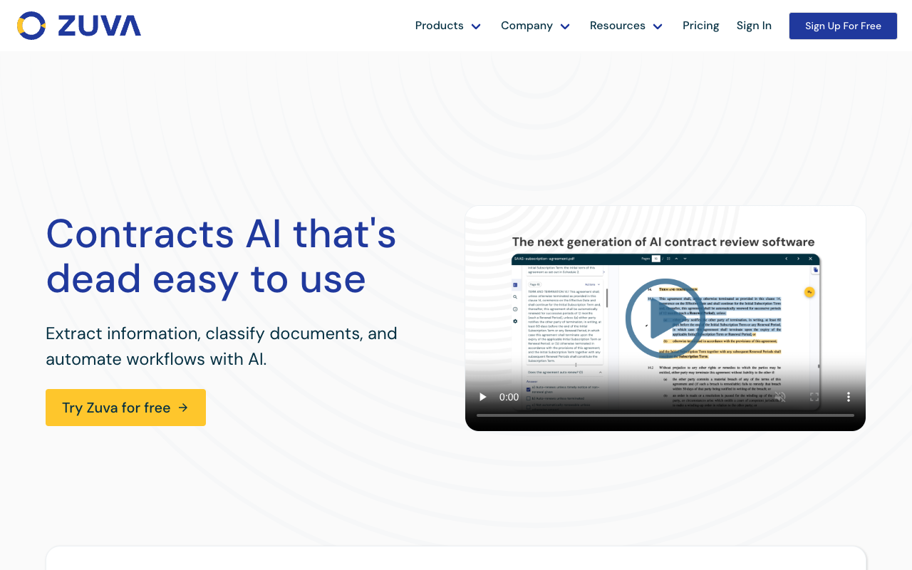 Zuva Analyze - Simplifying Contract Analysis with AI