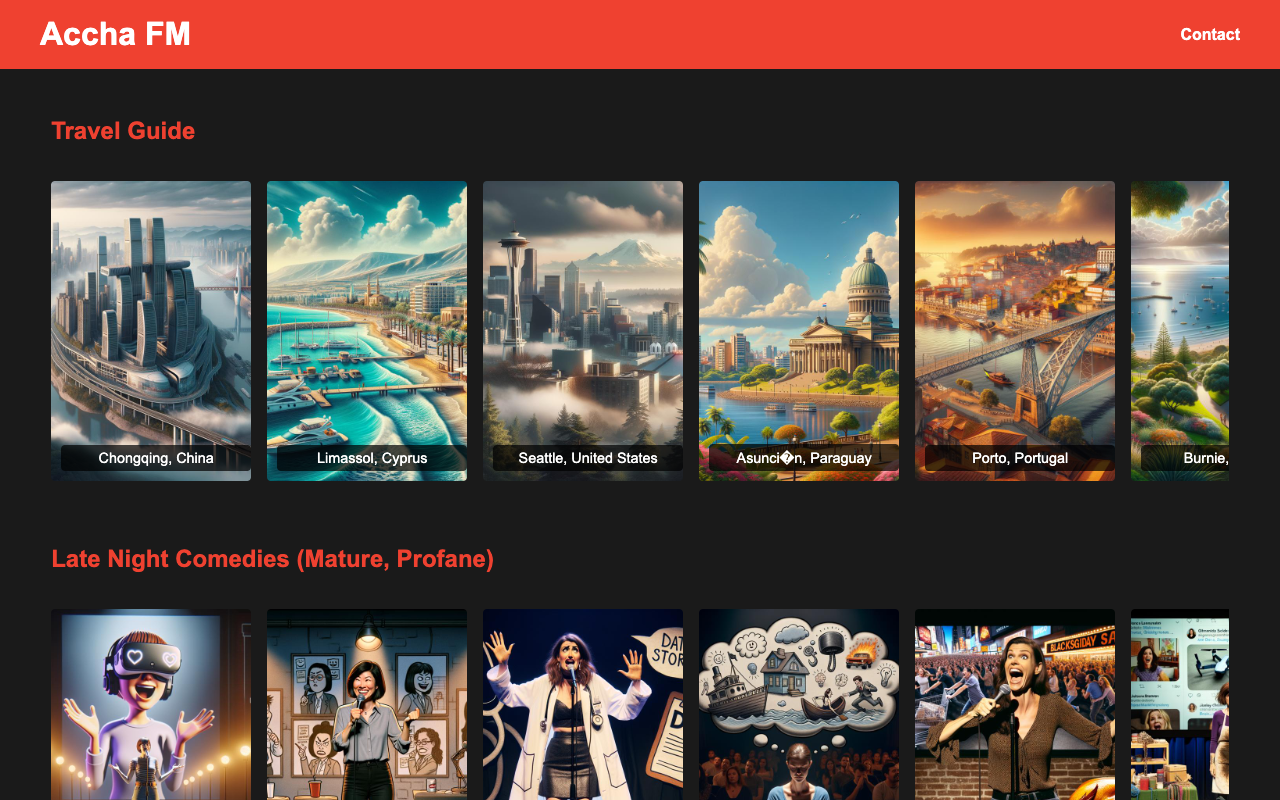 Accha FM - Pioneer in AI-generated Audio Entertainment