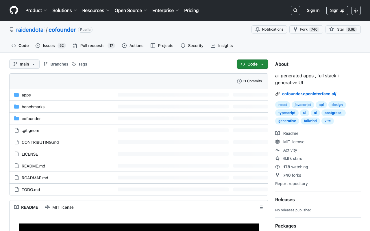Cofounder - AI-Powered Generative Web Application Engine