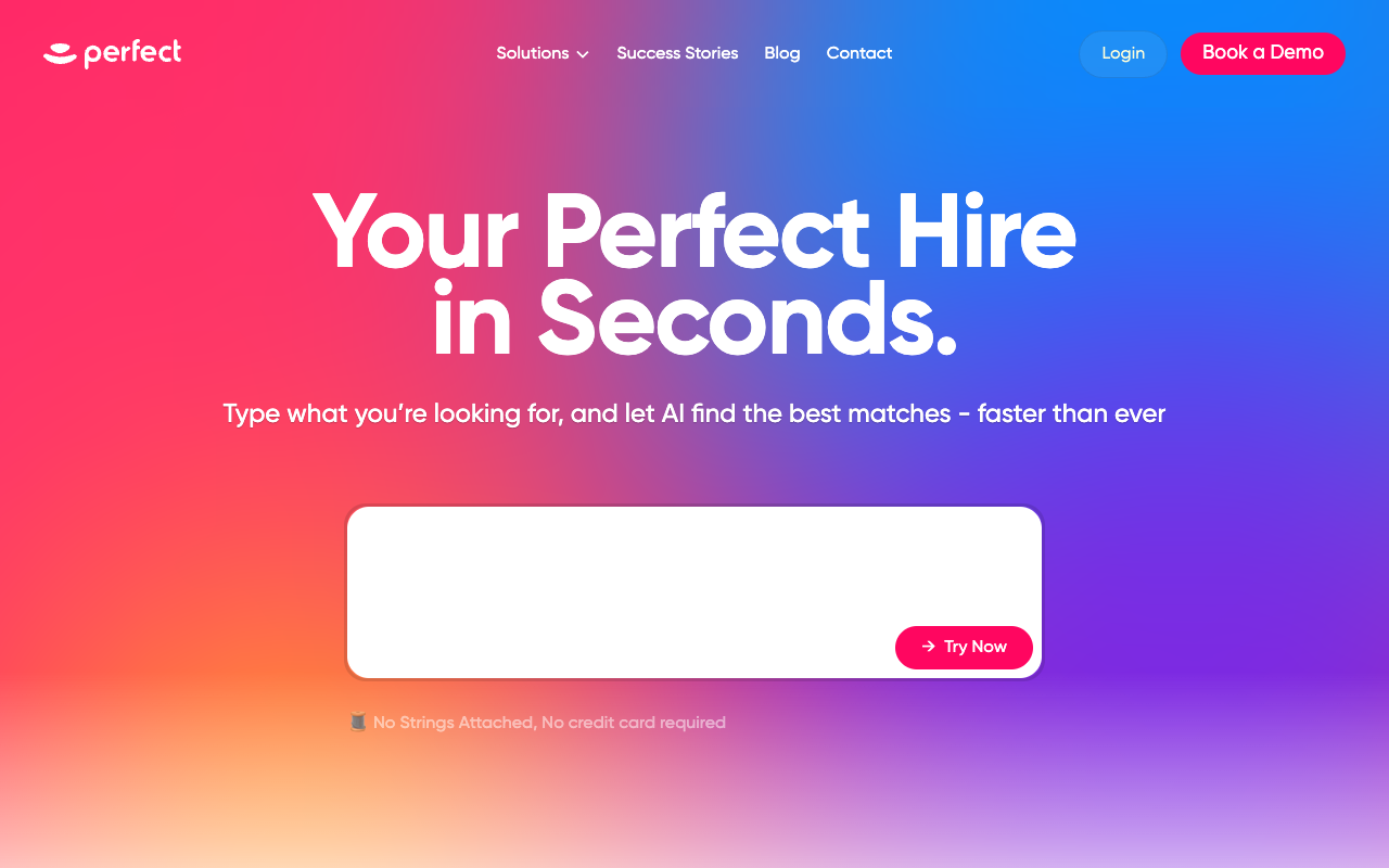 Perfect - AI-powered platform for efficient talent sourcing