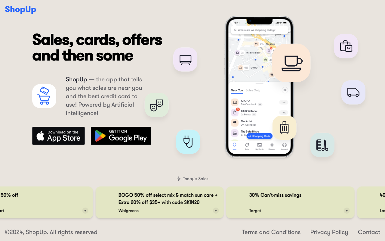 ShopUp App - Discover Local Sales with Ease
