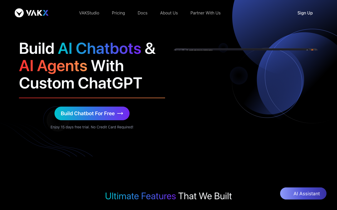 VAKX - Build Your Own AI Chatbot Without Coding