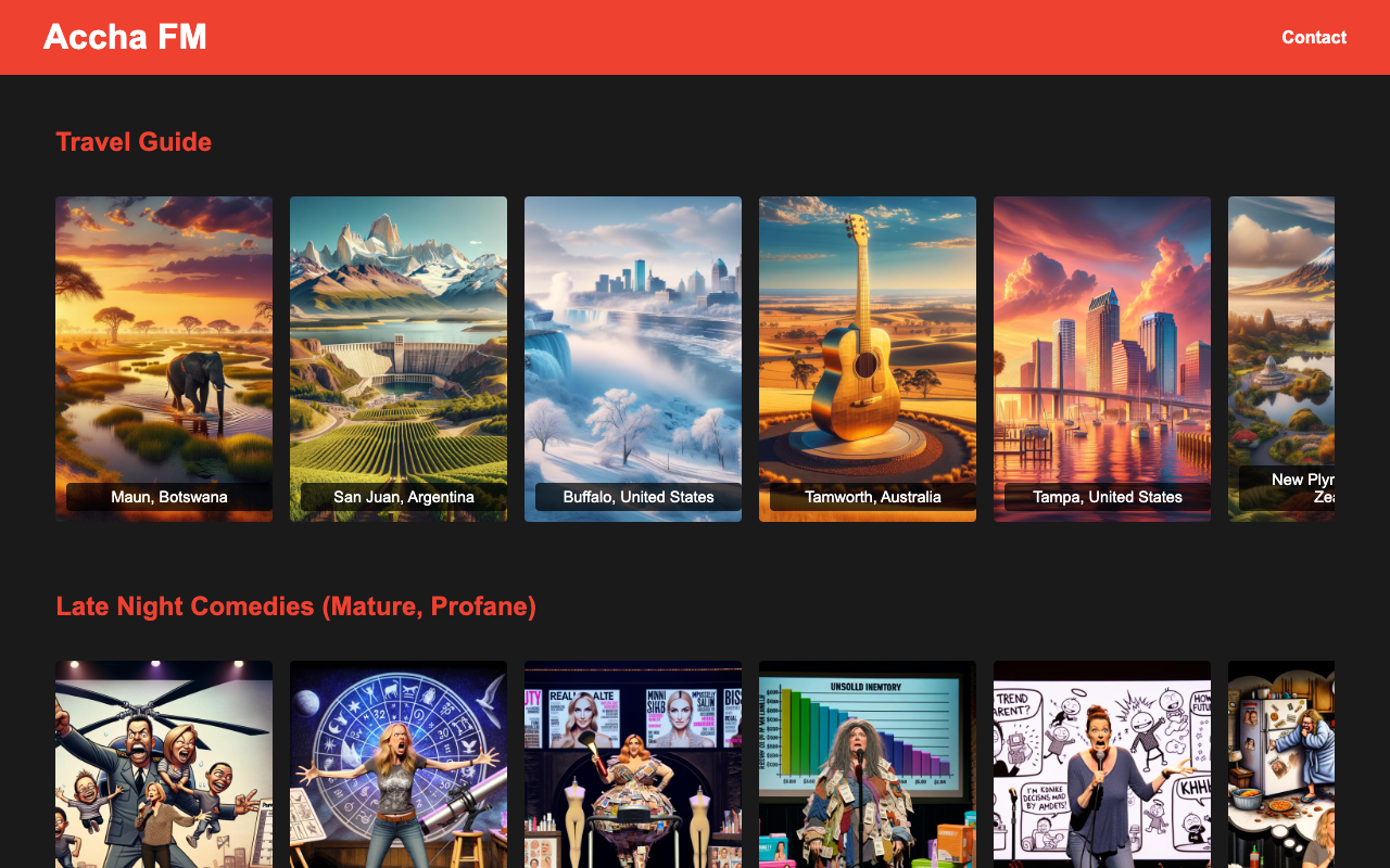 Accha FM - World's First 100% AI Generated Audio Entertainment SuperApp