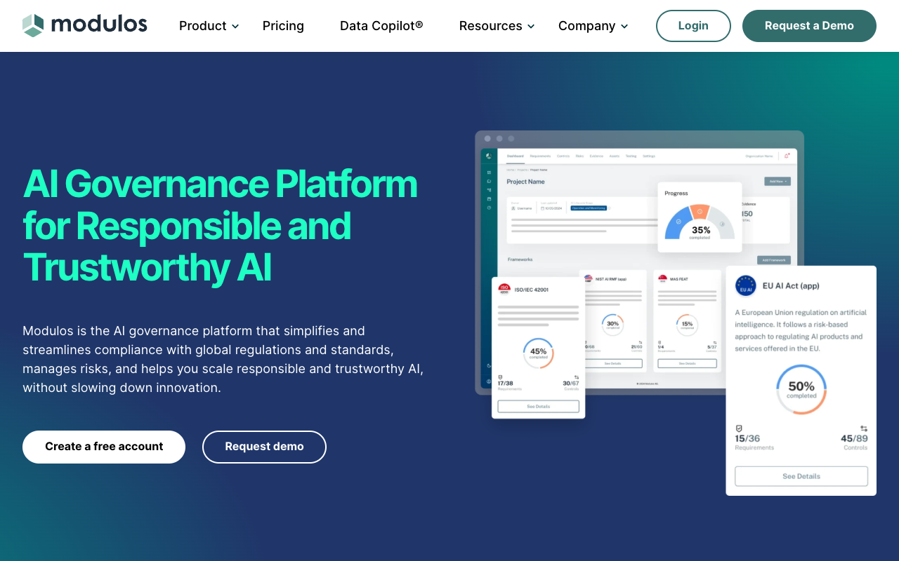 Modulos AI Governance Platform - Empowering Responsible AI Management