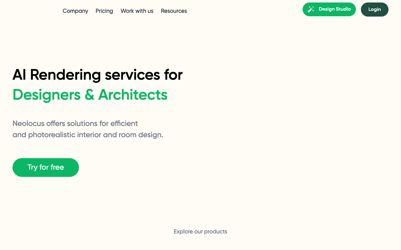 Neolocus - Revolutionizing Interior Design with AI Rendering AI Design