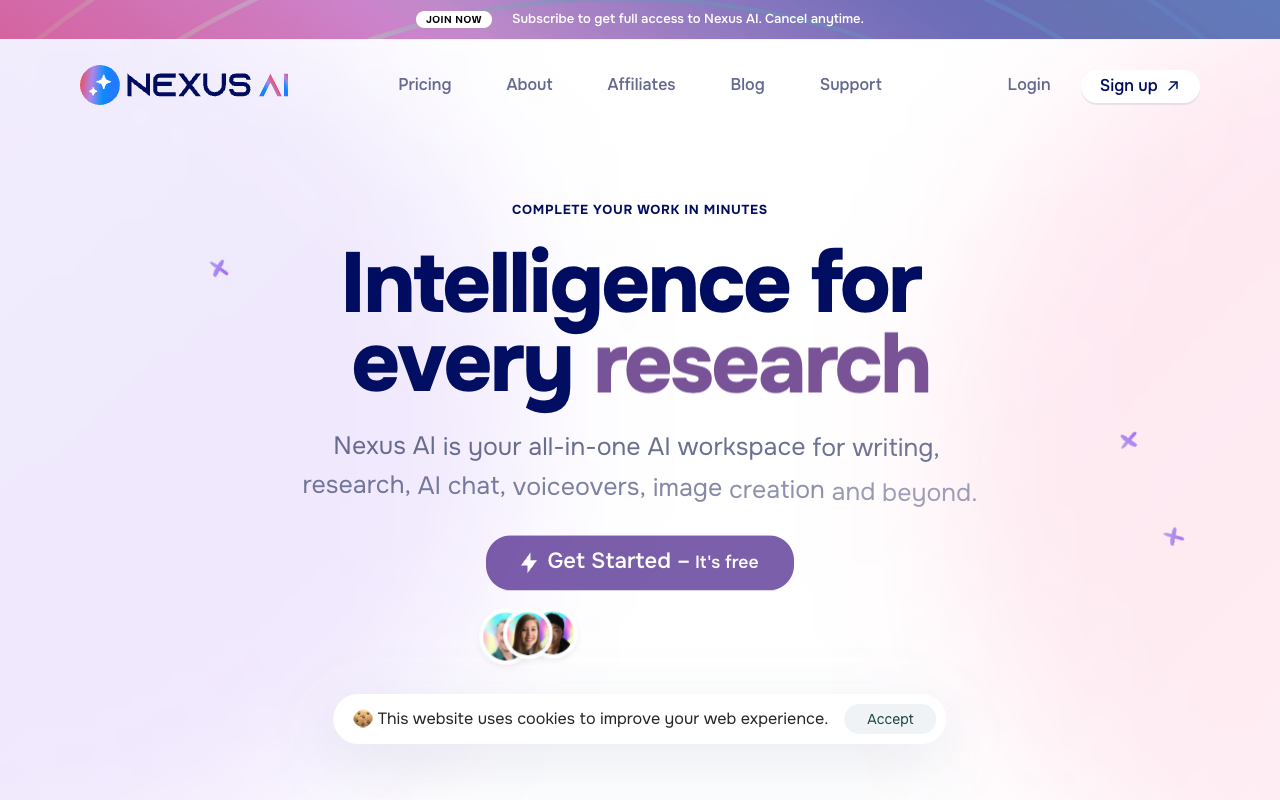 Nexus AI - Revolutionizing Content Creation with Advanced AI Technology