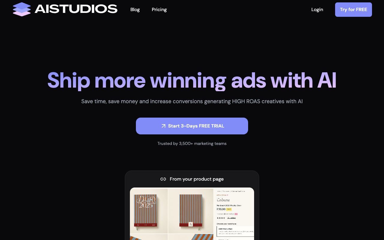 AIStudios - AI-powered E-Commerce Product Image Generation