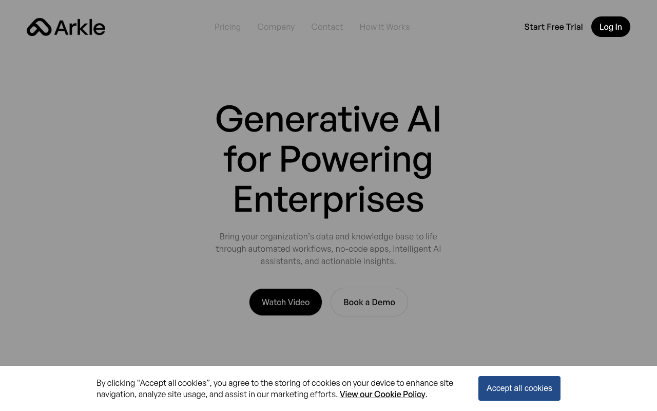 Arkle - Empower Your Business with Gen-AI Infrastructure AI Automation