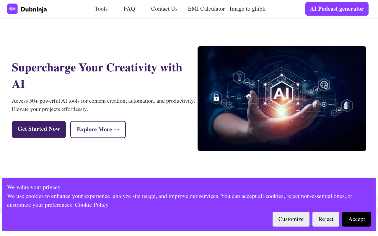 DubNinja - Multilingual Dubbing Platform for Global Expansion