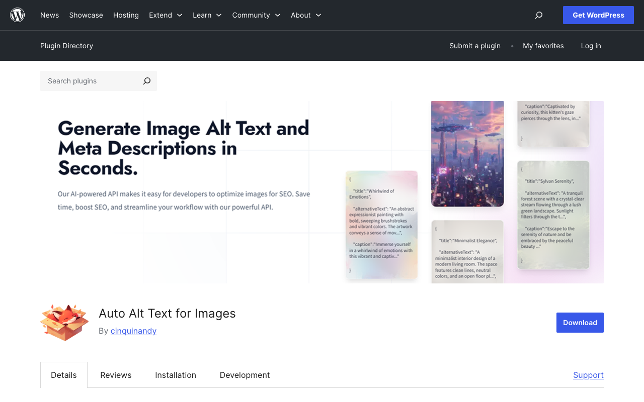 ForVoyez - Enhance Your WordPress Images with AI Optimization