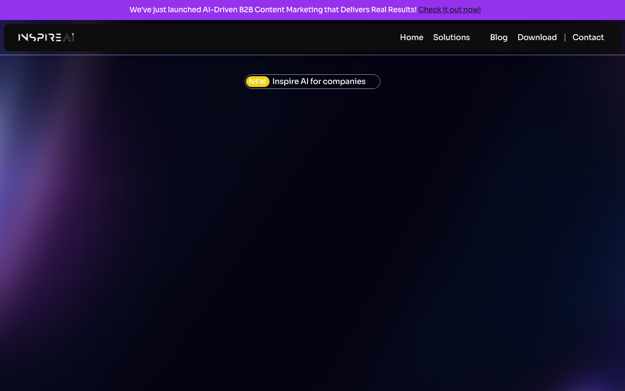 Inspire AI - Revolutionizing Personal Brand Building with AI Ghostwriting