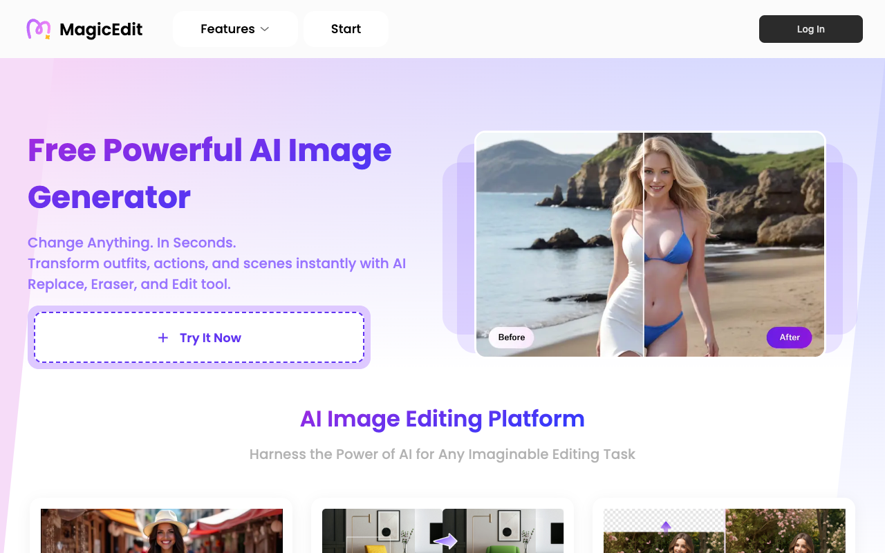 MagicEdit - Empower Your Creativity with AI Image Editing Tools