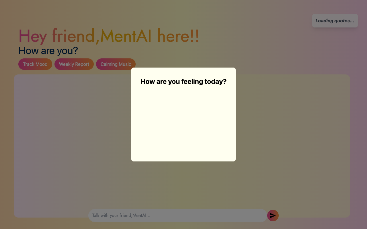 MentAI - Your Mental Health Companion