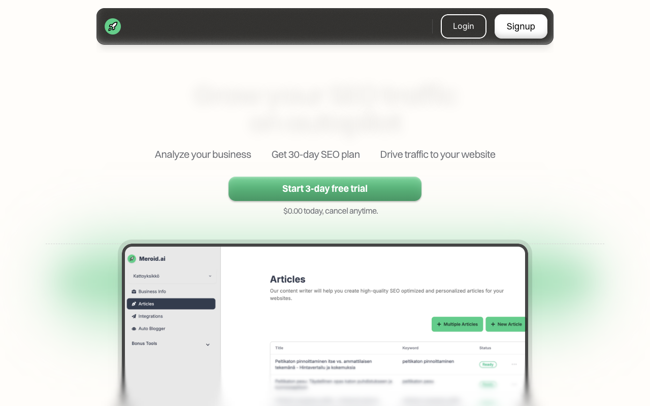 Meroid.ai - Transform Your Marketing Efforts with AI Tools