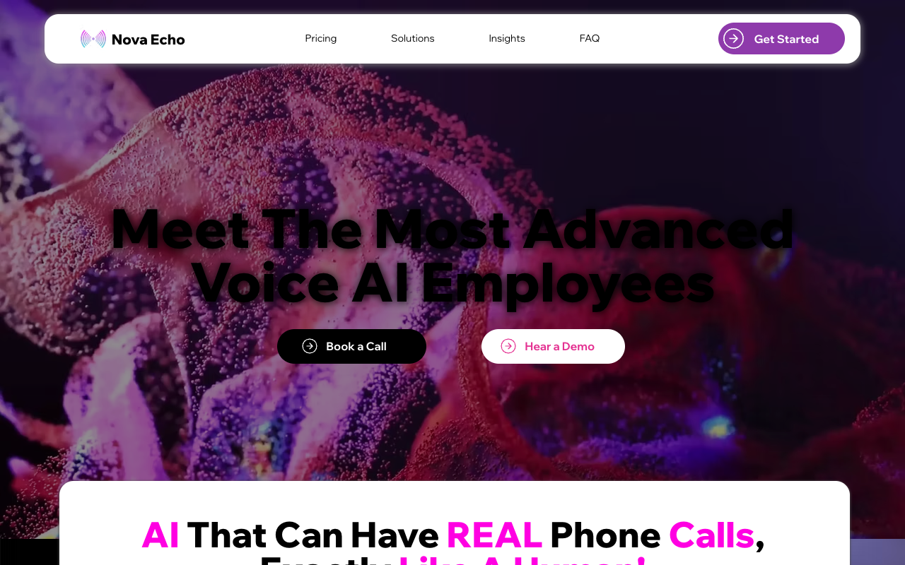 Nova Echo AI - Revolutionizing Business Communication with Human-like Calls