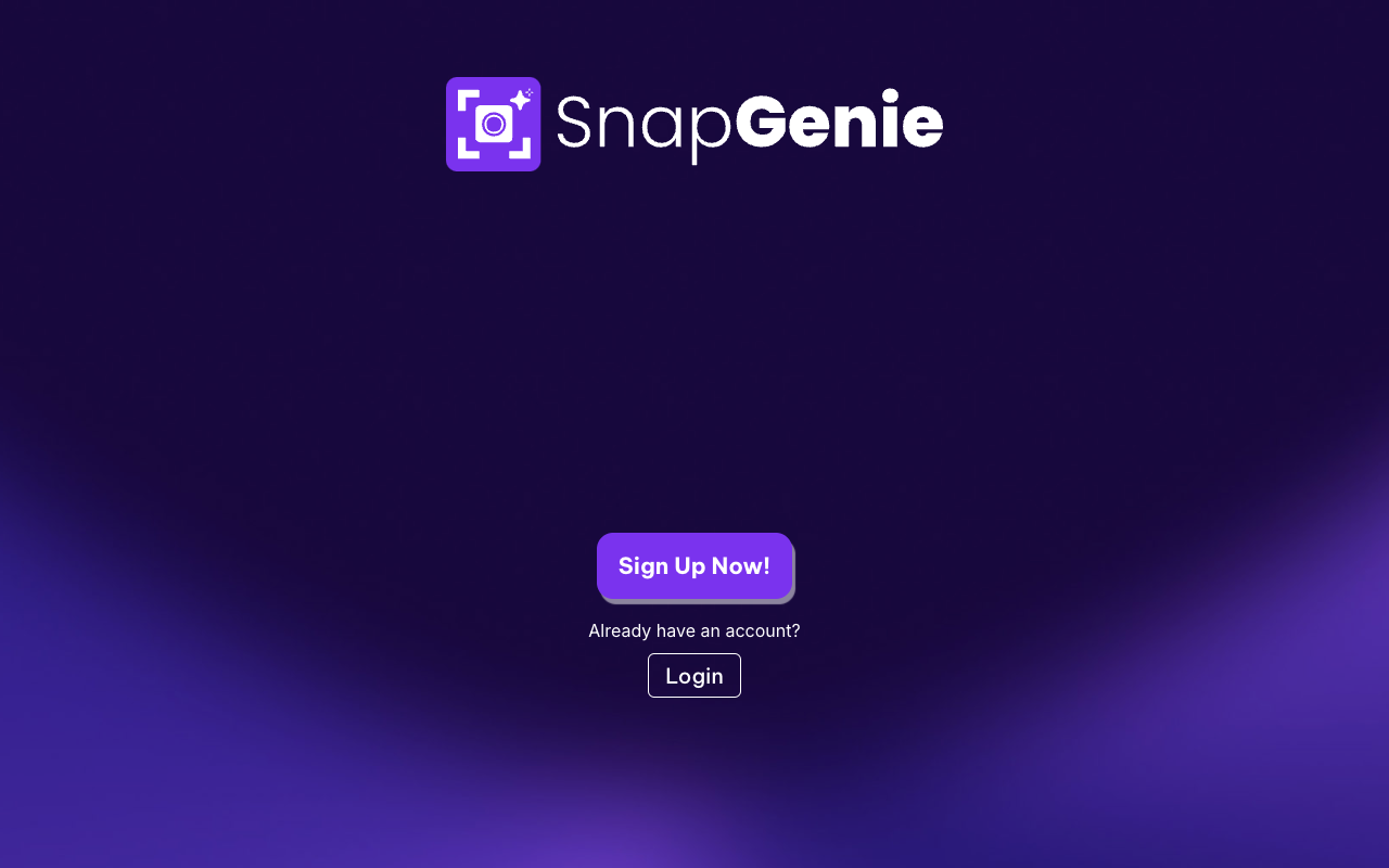 SnapGenie - Simplify Sales Listings with AI Technology