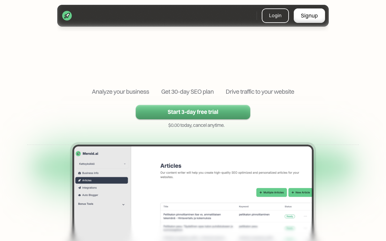 Meroid.ai - Revolutionizing Marketing with AI-Powered Tools