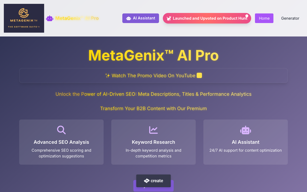 MetaGenix AI Pro - Revolutionizing SEO with Advanced AI Technology